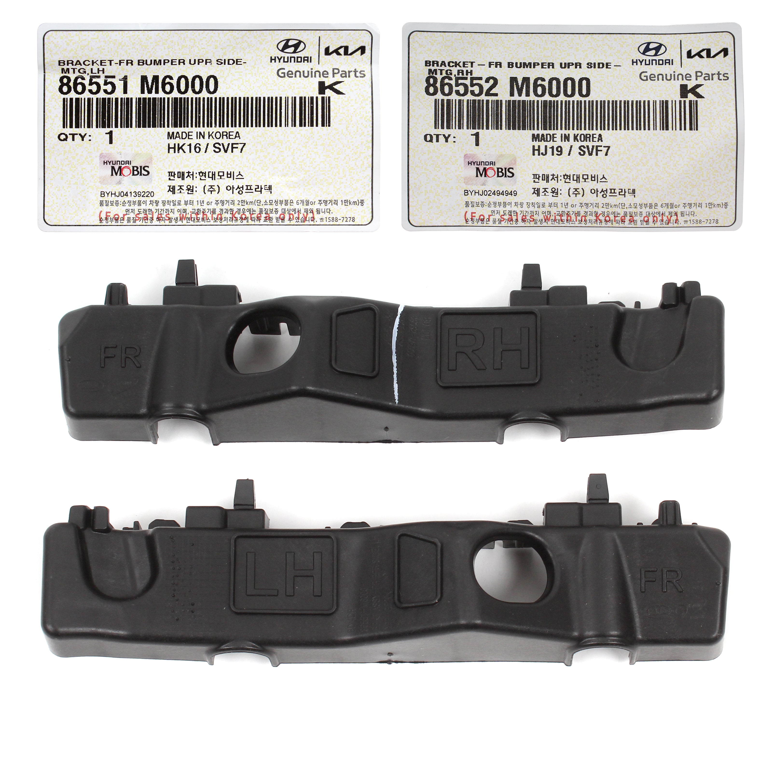 GENUINE Front Bumper Brackets LEFT & RIGHT for 2019-2022 Kia Forte
