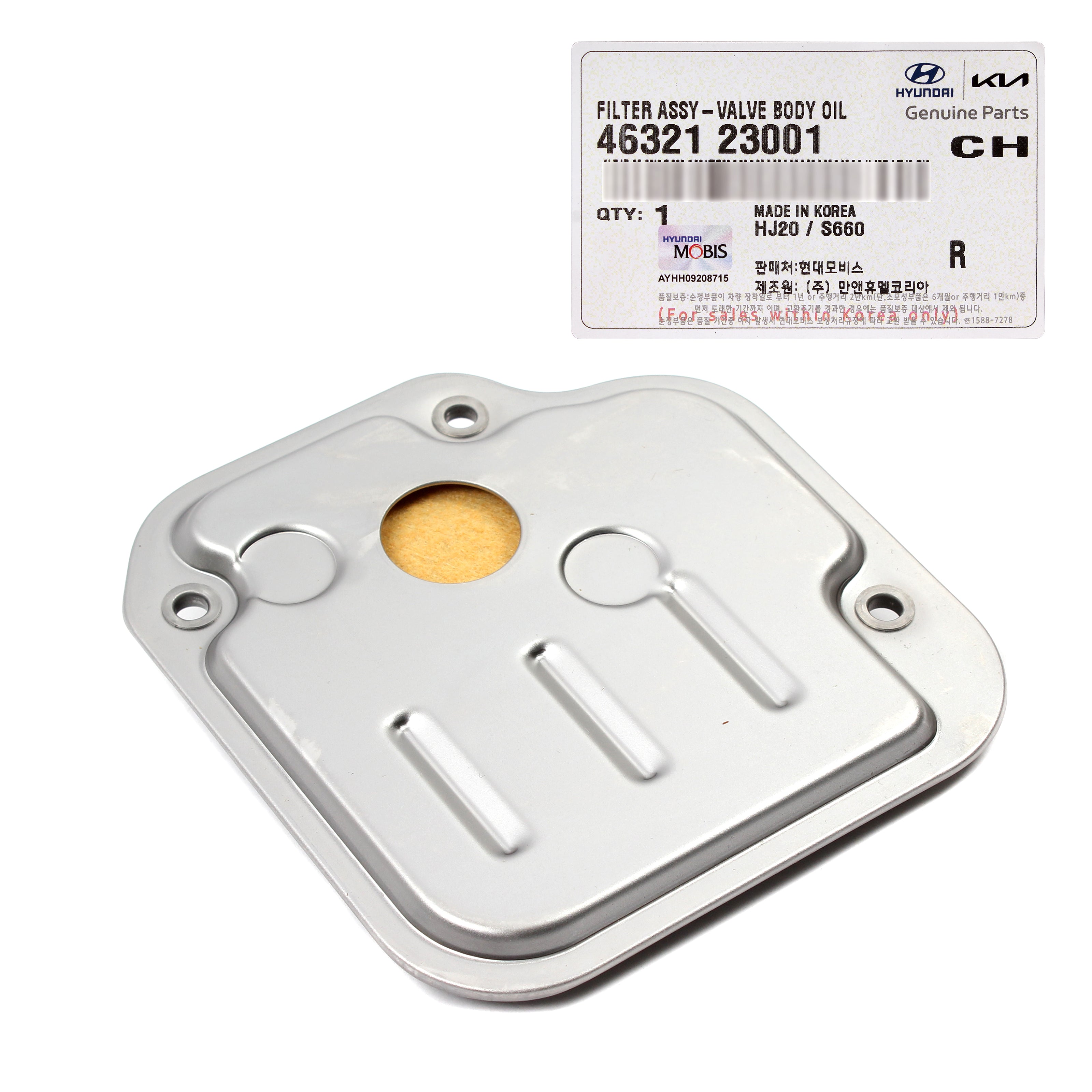 GENUINE Valve Body Filter for Elantra Forte / Koup Soul Spectra
