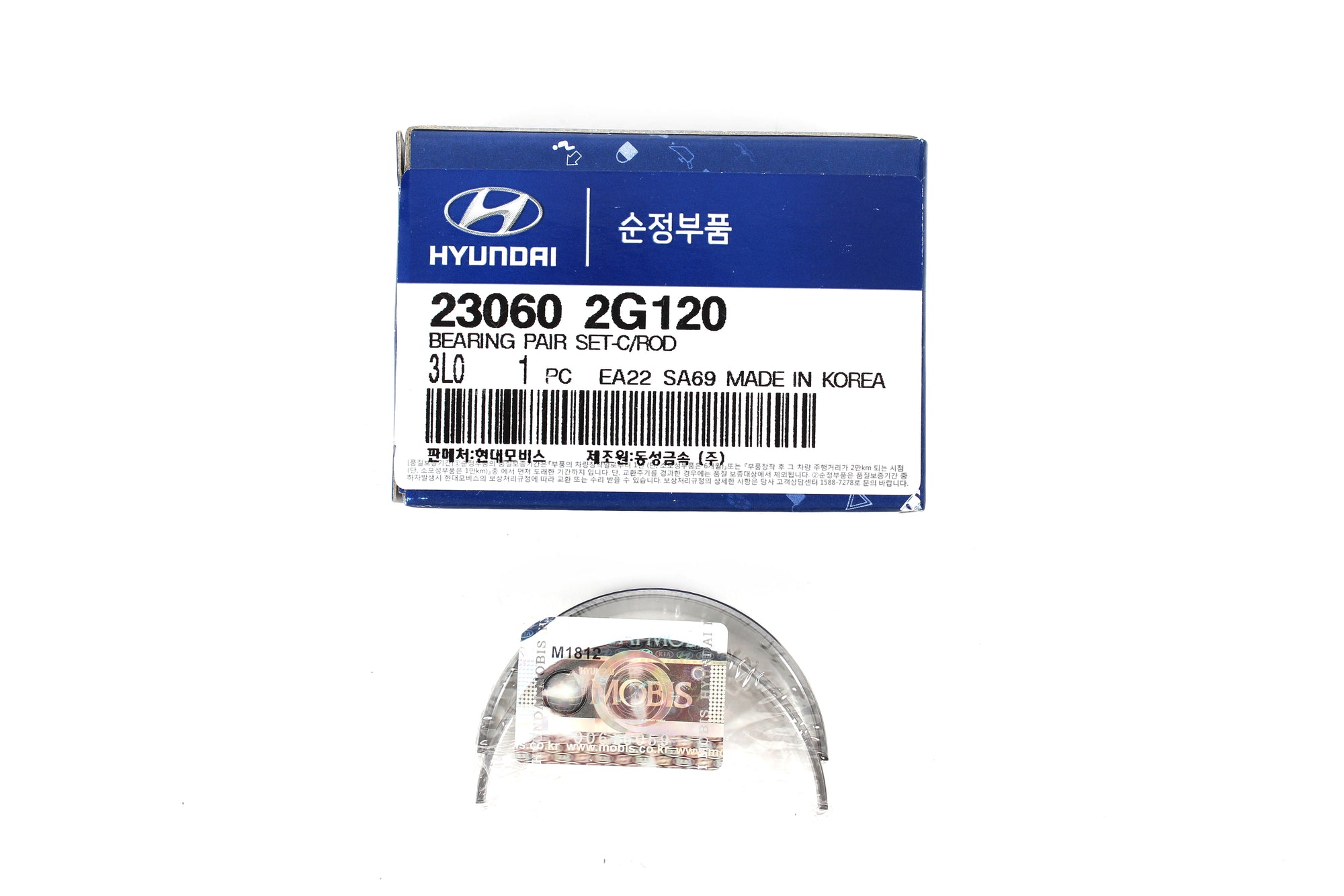 GENUINE Connecting Rod Bearings 8pcs for Hyundai Kia 2.0L 2.4L 230602G120