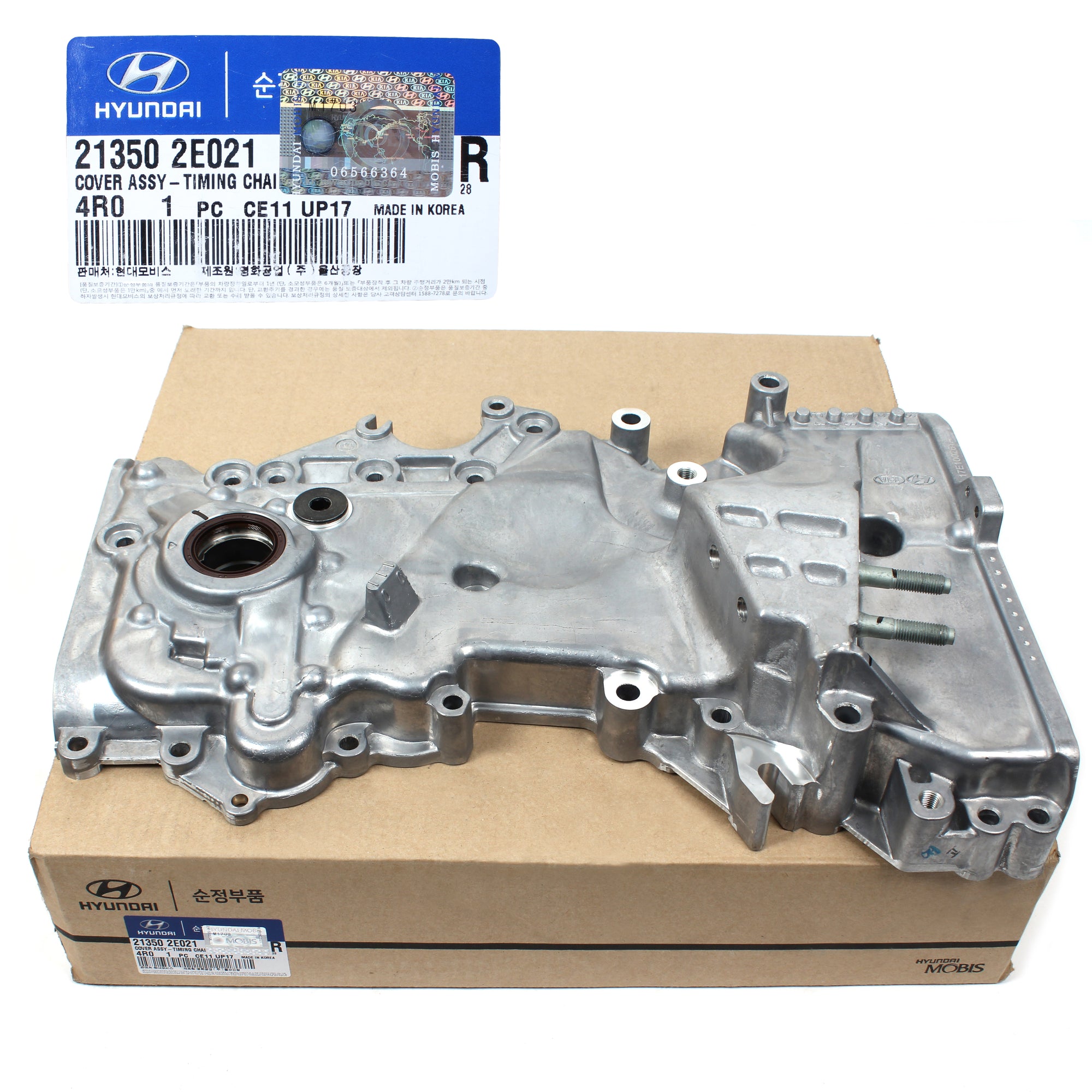 Engine Timing Chain Cover OEM for 11-14 Hyundai Elantra Soul OEM 213502E021