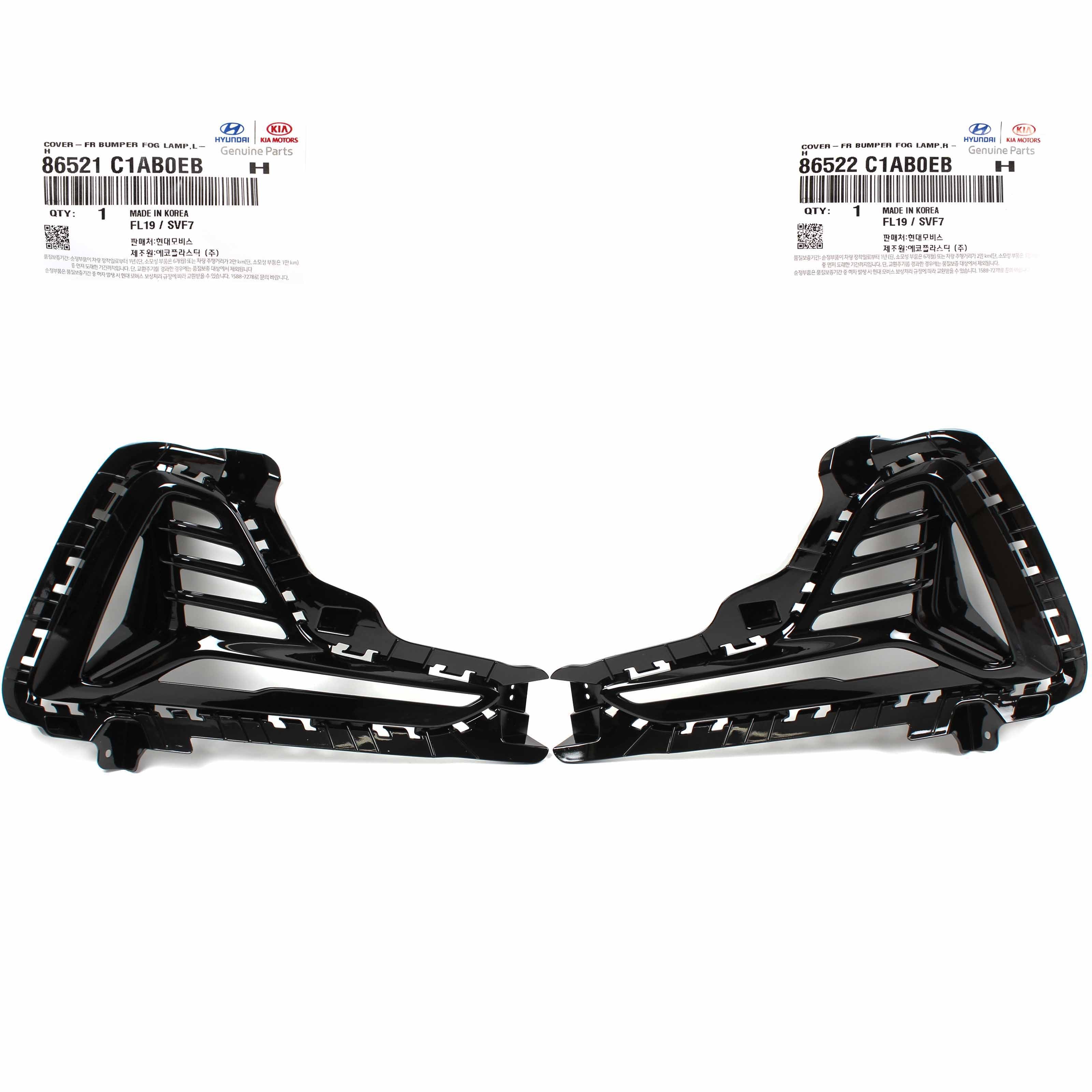 OEM Fog lamp Light Cover LEFT & RIGHT for 18-19 Hyundai Sonata