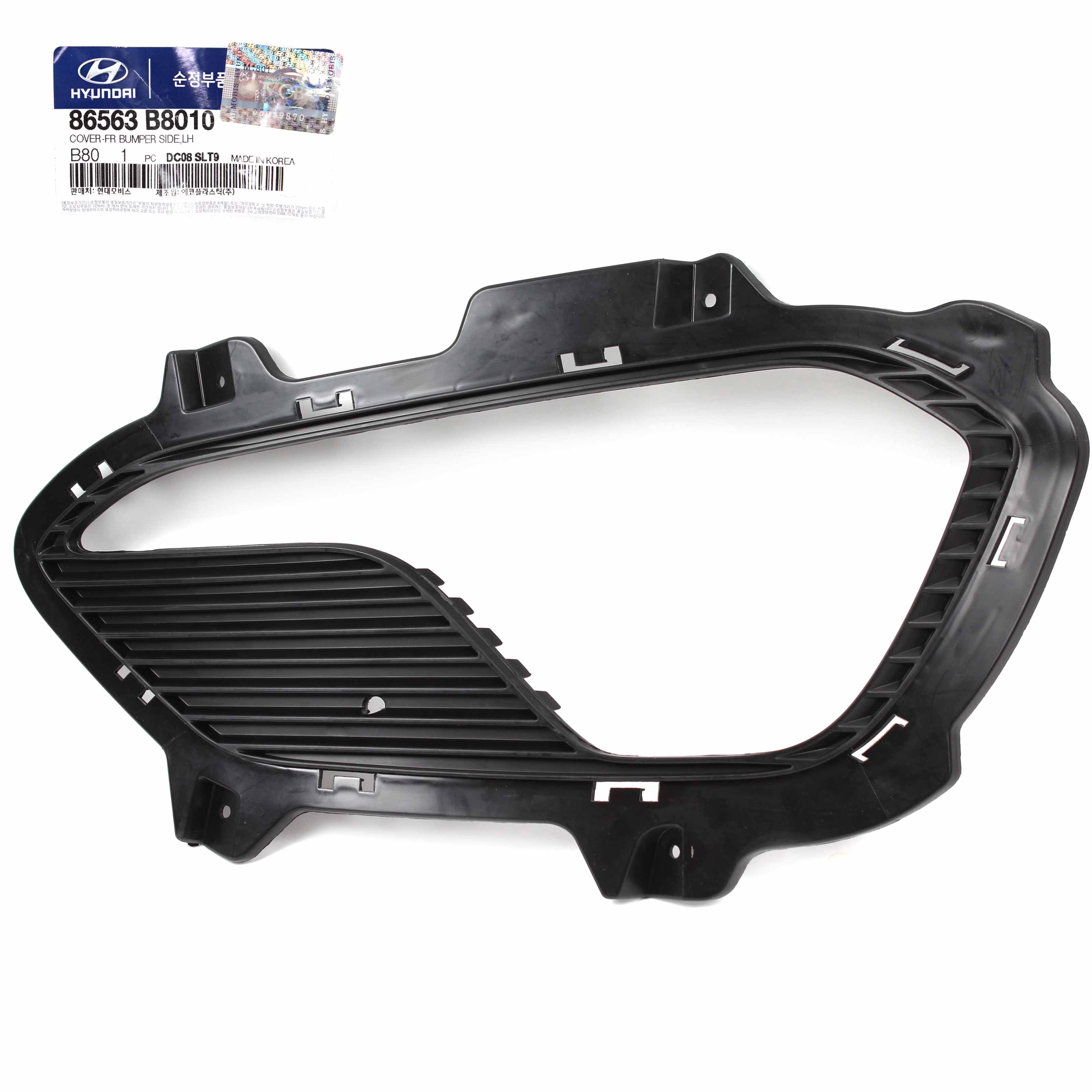 GENUINE Front Bumper Cover Bezel LEFT DRIVER for 13-16 Santa Fe XL