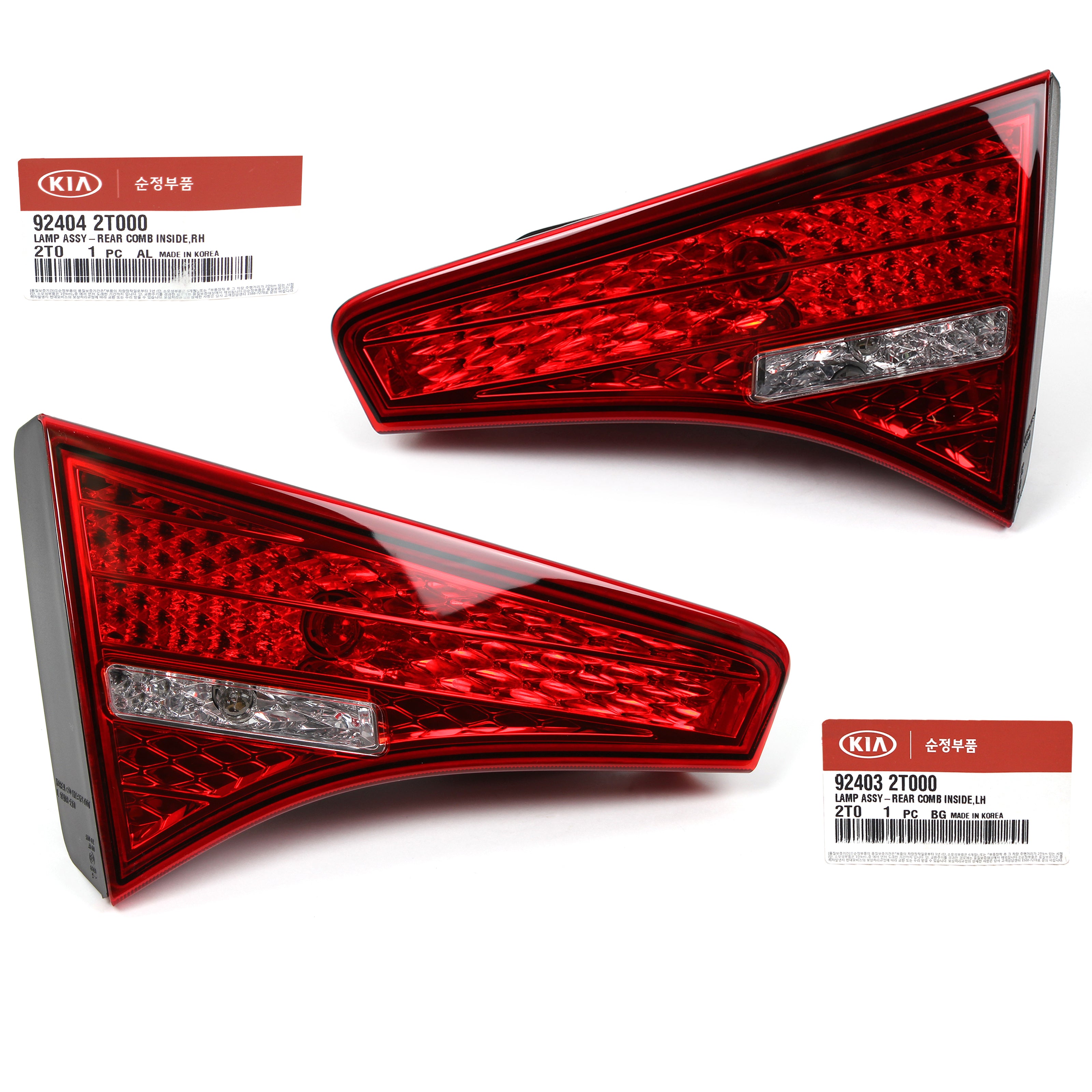 GENUINE Taillight Tail lamp Set 11-13 Kia Optima OEM 92403-2T000