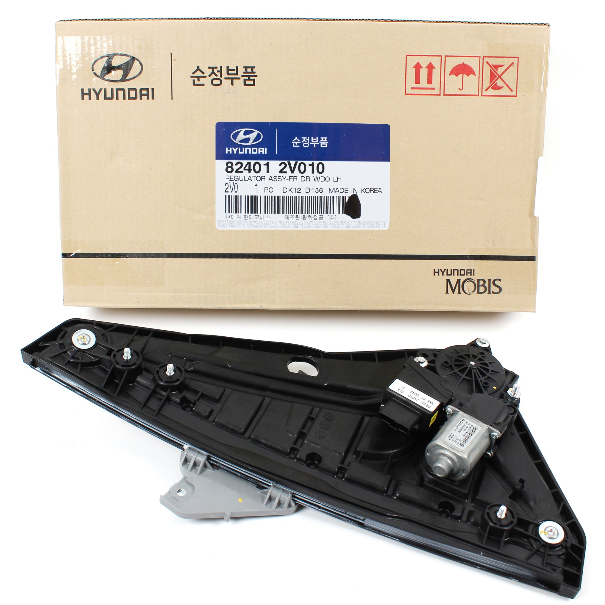 GENUINE Power Window Regulator FRONT LEFT for 12-17 Hyundai Veloster 824012V010
