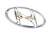 GENUINE GRILLE "H" Emblem Badge for 14-16 Hyundai Elantra Sedan OEM 863533X700