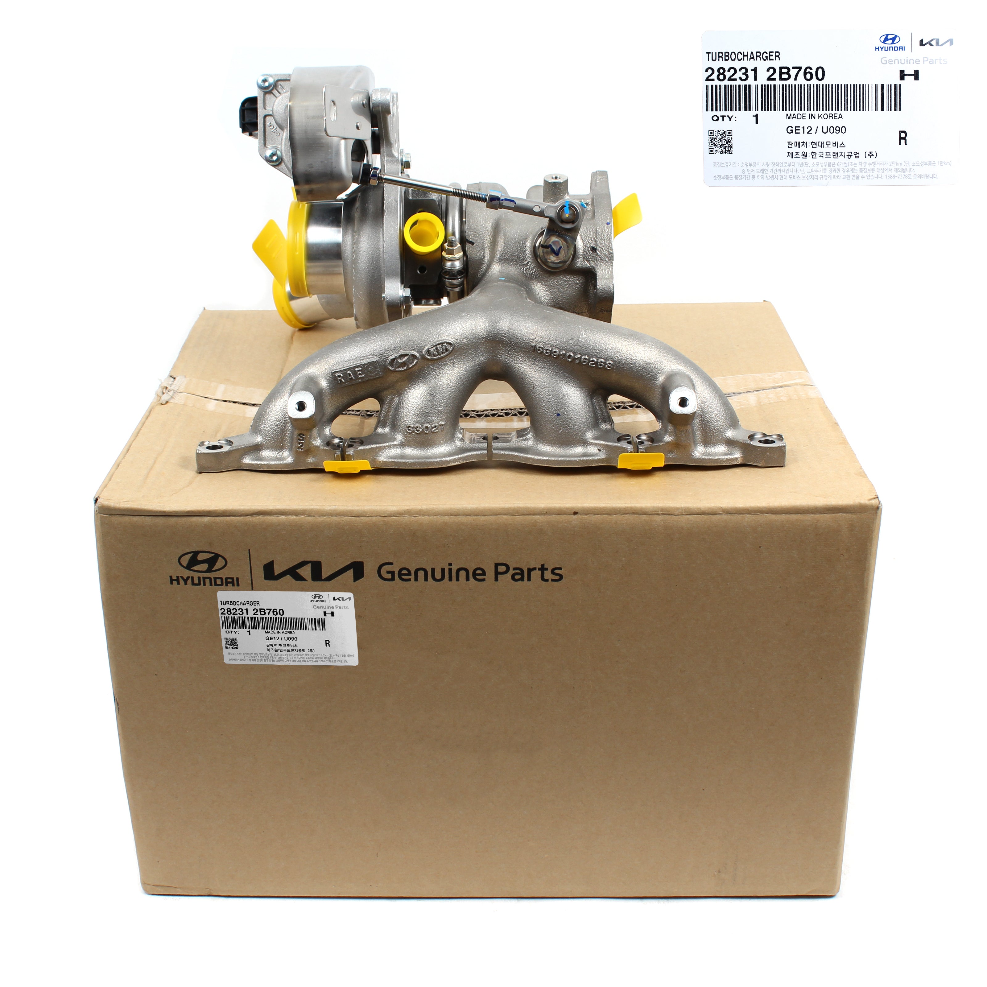 ユウガオ GENUINE Turbo Charger for 2016-2018 Hyundai Tucson 1.6L 282312B760