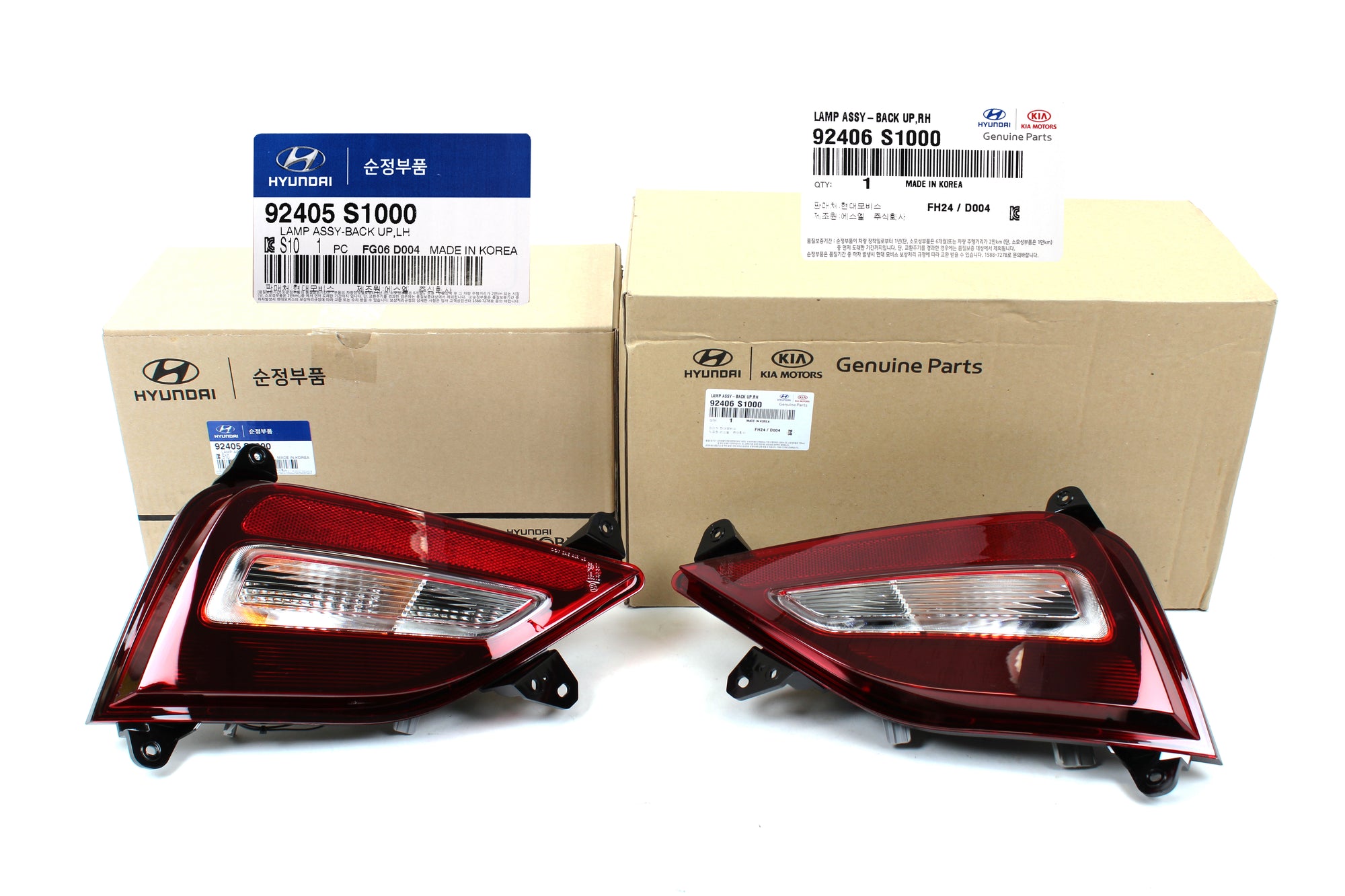 OEM Rear Bumper Backup lamp LH 7 RH for 2019 2020 Hyundai Santa Fe 92405S1000