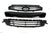 GENUINE Front Grille Set of 3 Parts for 13-16 Hyundai Genesis Coupe 863502M300