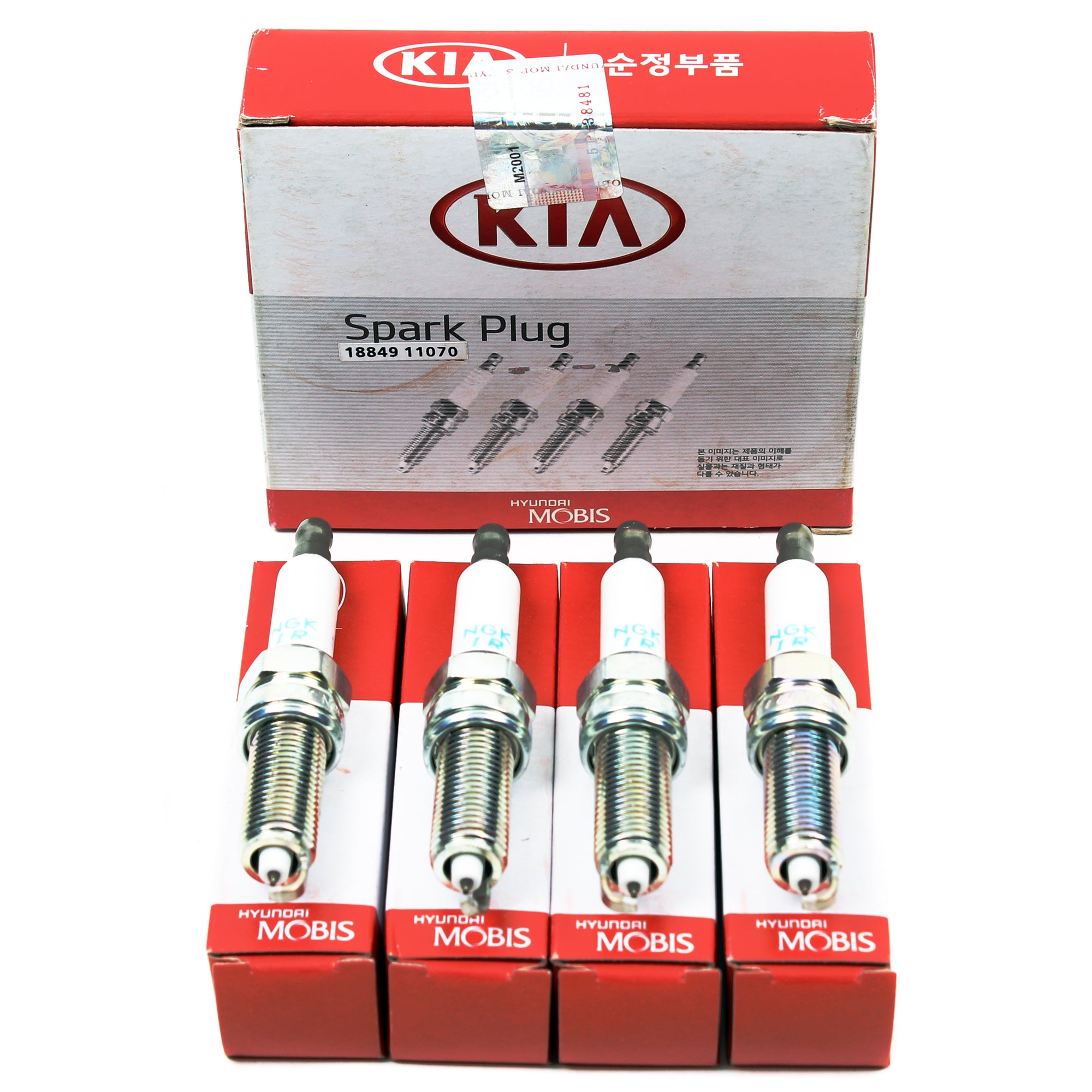GENUINE Spark Plugs 4PCS for 2015-2020 Hyundai Genesis Kia 1884911070