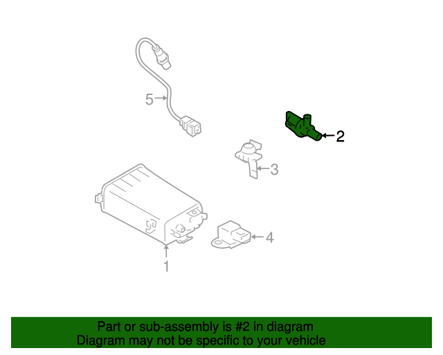 GENUINE Vapor Canister Purge Control Valve 1996-2014 Hyundai Kia 3143029200