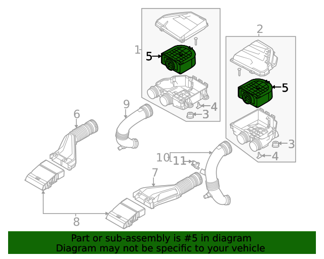 GENUINE OEM Air Filter for 2021 2022 2023 2024 Genesis GV80 3.5L 28113T6310