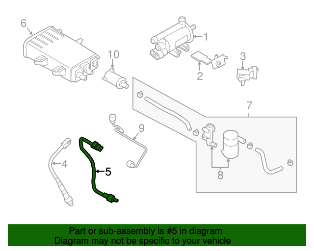 GENUINE Oxygen O2 Sensor for 2009-2016 Santa Fe Sonata Tucson 392102G100
