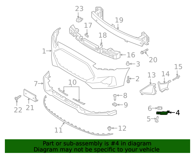 GENUINE Front Bumper Side Bracket RIGHT for 19-22 Hyundai Veloster 86514J3000