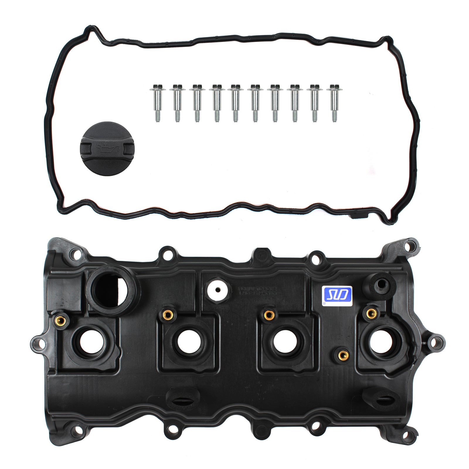 Valve Cover & Gasket & Bolts & Cap for 2008-2012 Nissan Rogue 2.5L 13264JG30A
