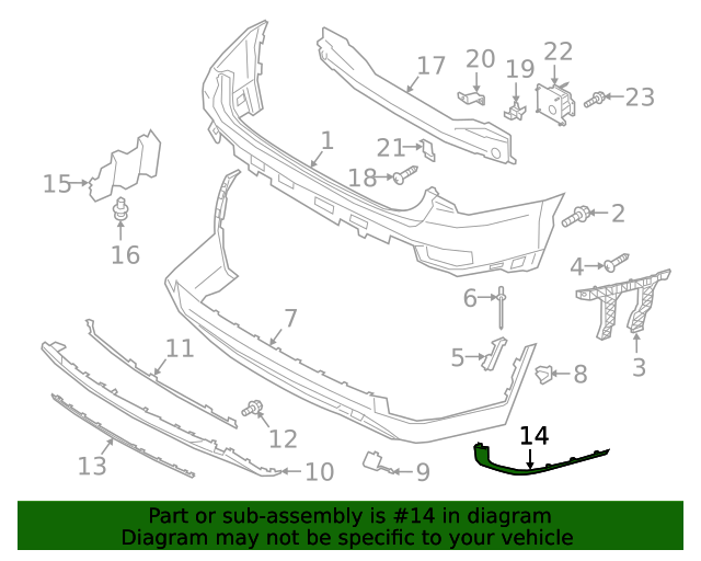 GENUINE Rear Bumper Side Molding LEFT DRIVER for 2020-2022 Palisade 86694S8010