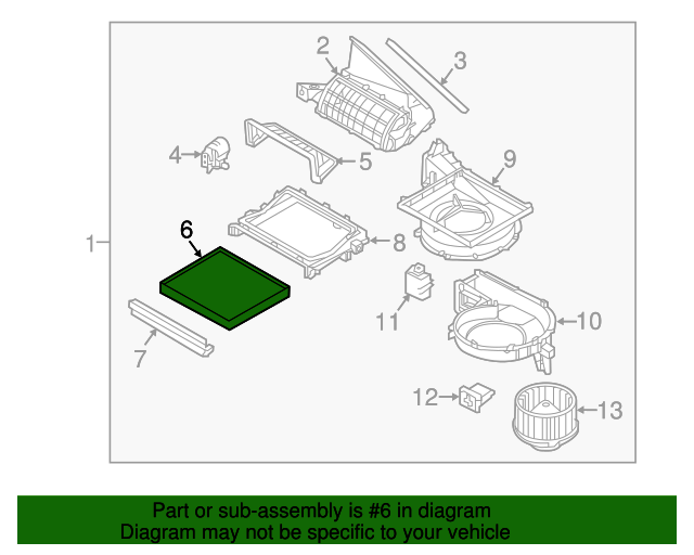 GENUINE Cabin Air Filter for Sonata 2016-2019 Optima 2016-2020 97133C1010