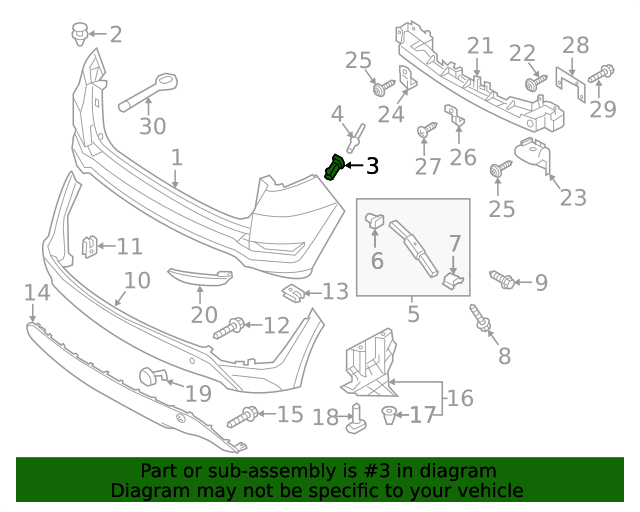 GENUINE Front Bumper Side Brackets LEFT &amp; RIGHT for 2016-2018 Hyundai Tucson