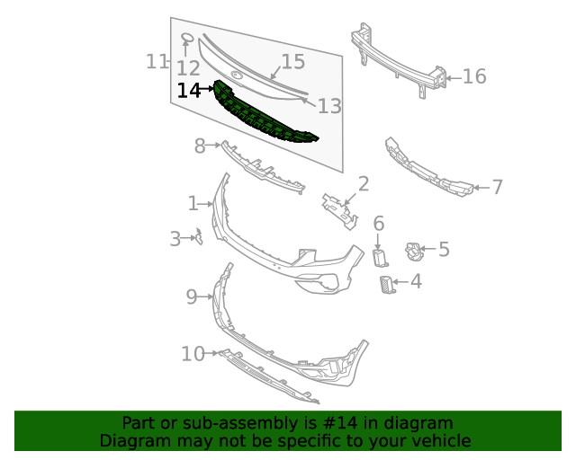 GENUINE Radiator Grille Upper Cover for 2021-2024 Kia Seltos 86391Q5000