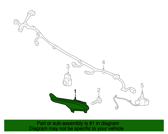 OEM REAR Bumper Reflector LEFT for 2017-2018 Hyundai Santa Fe Sport 924052W700