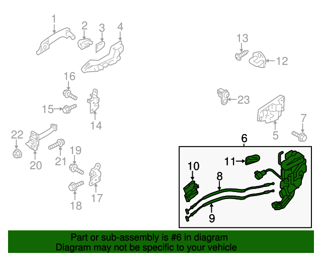 GENUINE Rear Door Lock Actuator LEFT for KIA OPTIMA 2011-2013 814102T000