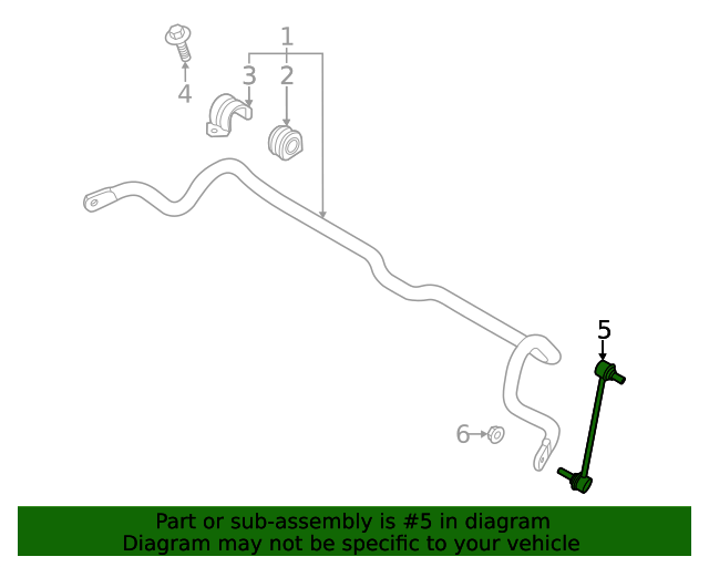OEM Front Stabilizer Bar Links 2 Pcs for 18-24 Kona Veloster Seltos Soul 54830J9000