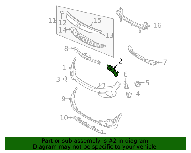 GENUINE Front Bumper Brackets LEFT &amp; RIGHT for 20-23 Kia Seltos 86552Q5010