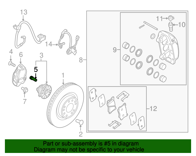 GENUINE Wheel Stud for 2004-2024 Hyundai Kia 52755-2E000