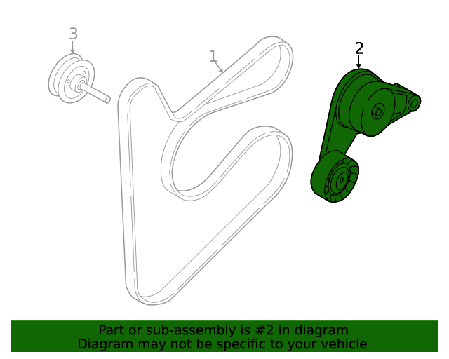 GENUINE Belt tensioner Assy for HYUNDAI KIA 2.0L 2017-2023 252812E355 252812E300