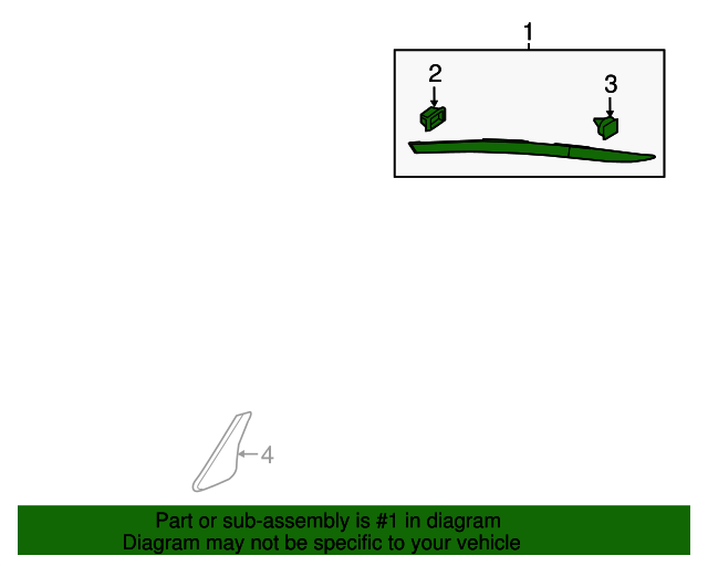 GENUINE Quarter Panel Center Upper Molding LEFT for 16-20 Kia Optima 87850D400