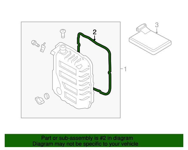 GENUINE Auto Trans Oil Pan Gasket for 2011-21 Accent Elantra Tucson 4528226100