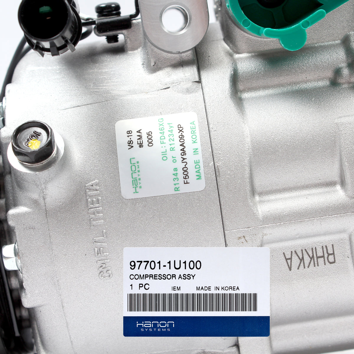 OEM AC Compressor W/ Clutch for 10-12 Santa Fe 11-13 Sorento 2.4L 977011U100