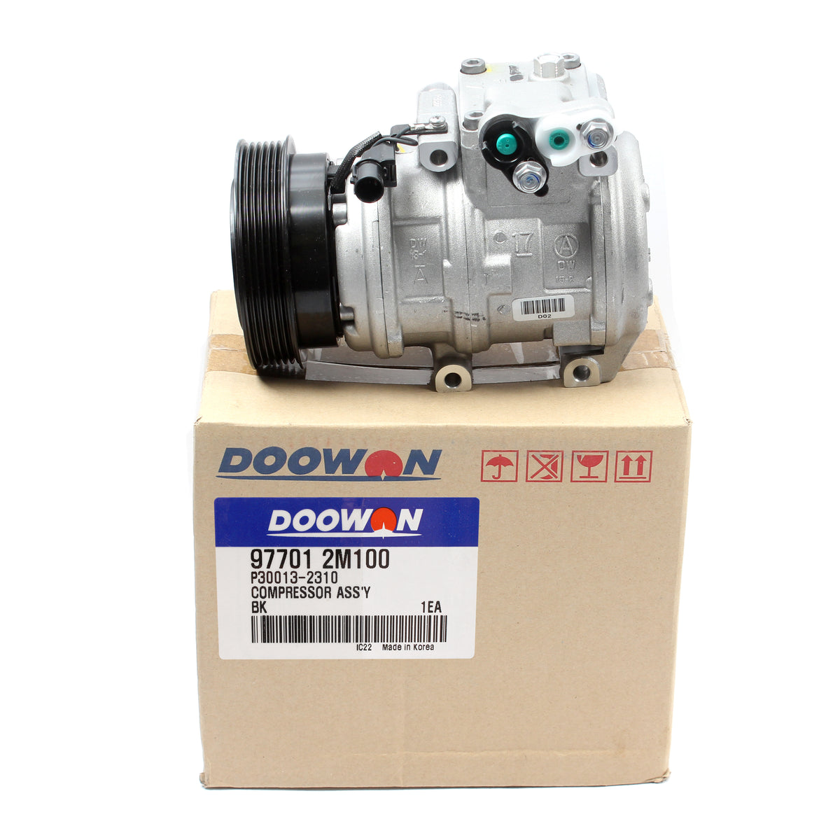 OEM AC Compressor W/ Clutch for 2010-2012 Genesis Coupe 3.8L 977012M100