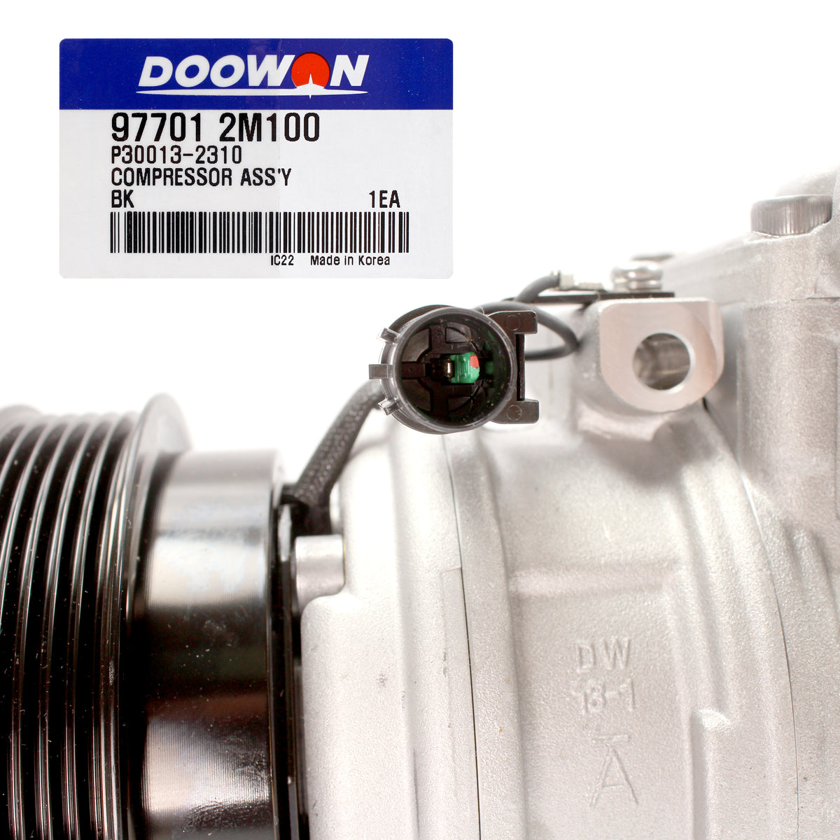 OEM AC Compressor W/ Clutch for 2010-2012 Genesis Coupe 3.8L 977012M100