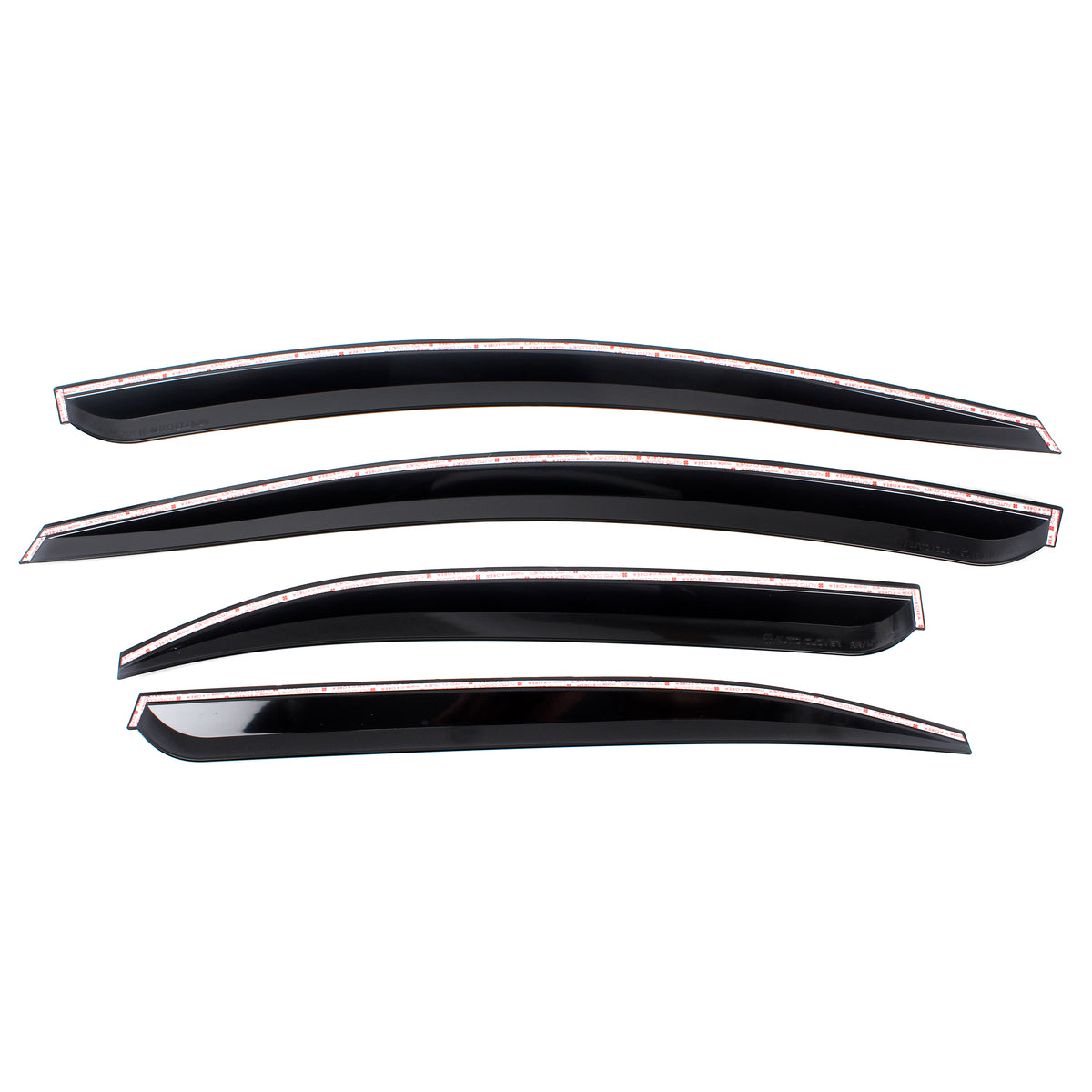 Smoked Window Sun Vent Visor Rain Guards 4pcs for 2012-2017 Kia Rio Hatchback