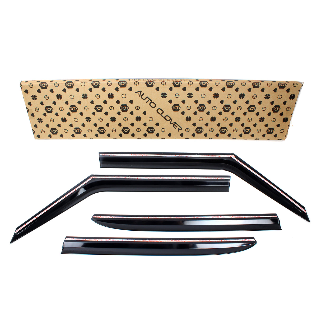 Smoked Window Sun Vent Visor Rain Guards 4pcs for 2015-2019 Kia Soul