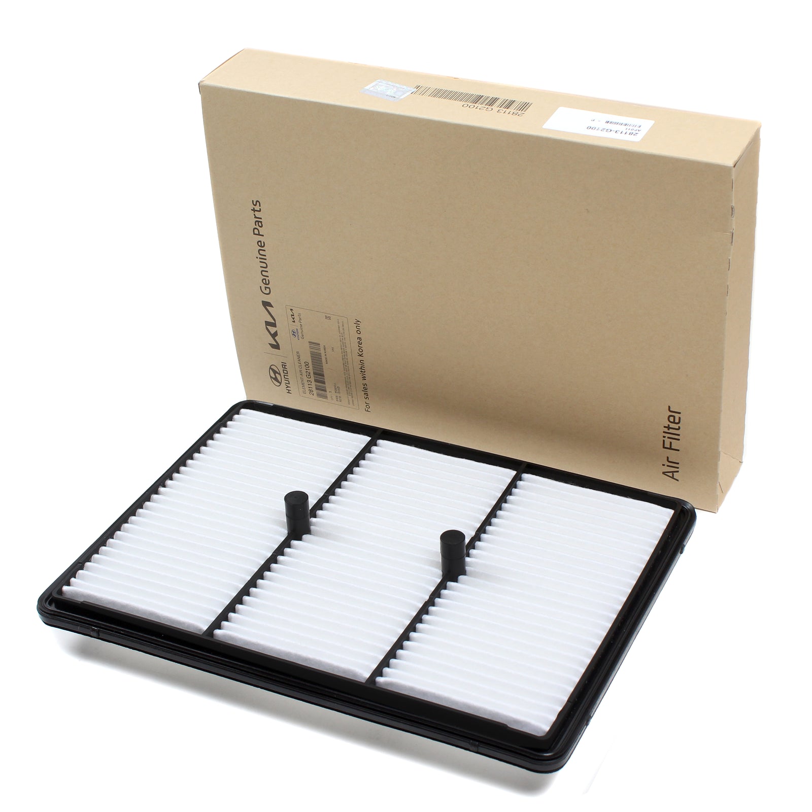 GENUINE Air Cleaner Filter for 2017-2021 Hyundai Ioniq Kia Niro 28113G2100