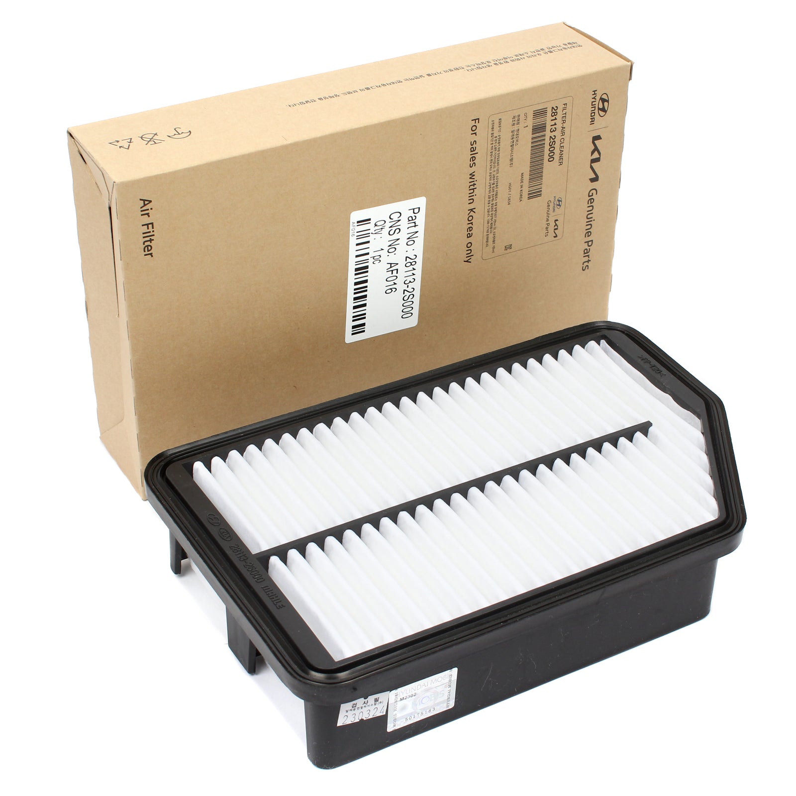 GENUINE Air Cleaner Filter for 10-15 Hyundai Tucson 11-16 Sportage 281132S000