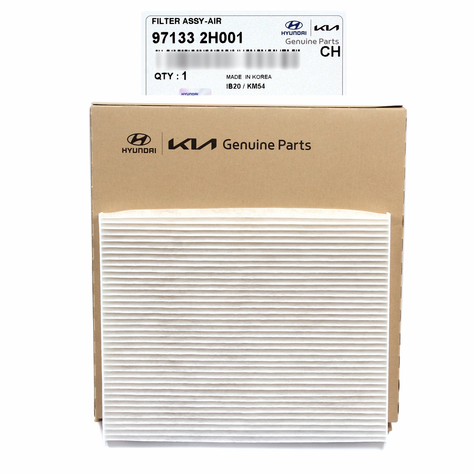 GENUINE Cabin Air Filter for 2007-2018 Hyundai Kia 971332H001