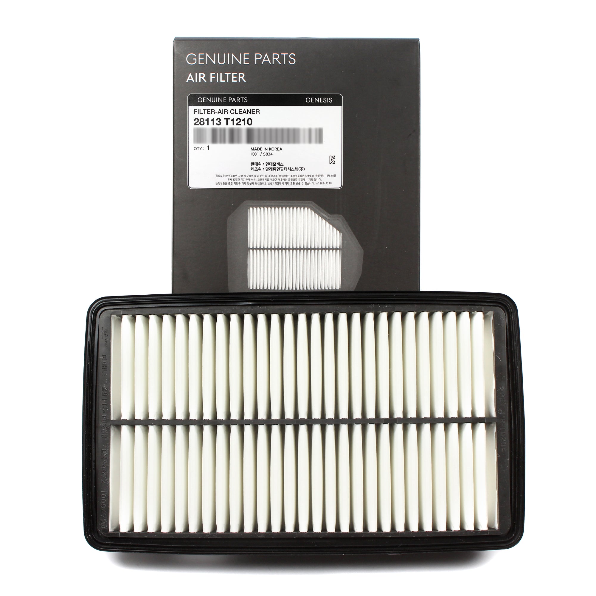 GENUINE Air Cleaner Filter for 2021-2024 GENESIS G80 2.5L 28113T1210