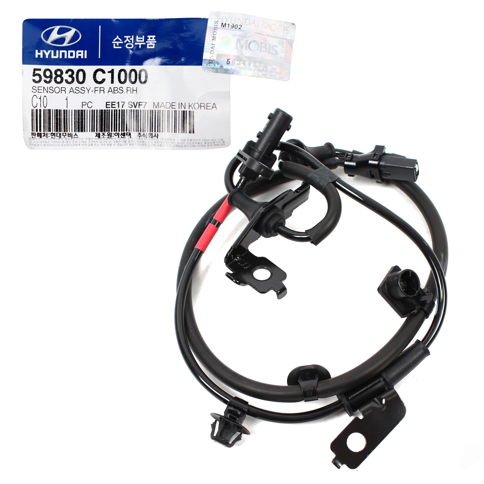 GENUINE ABS Wheel Speed Sensor FRONT RIGHT for 15-19 Hyundai Sonata 59830C1000