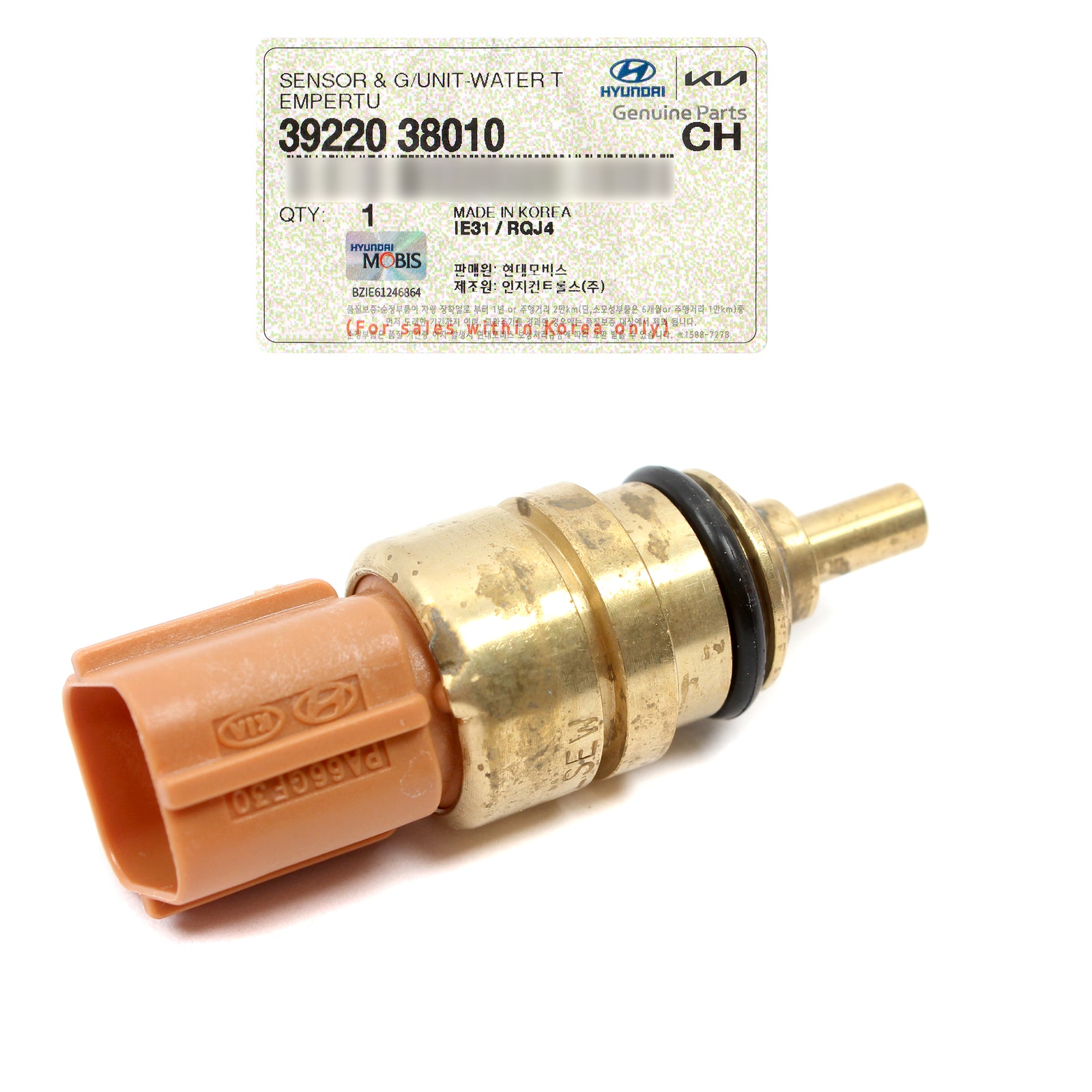OEM Coolant Temperature Sensor for 2008-2023 Hyundai Kia Check Compatibility