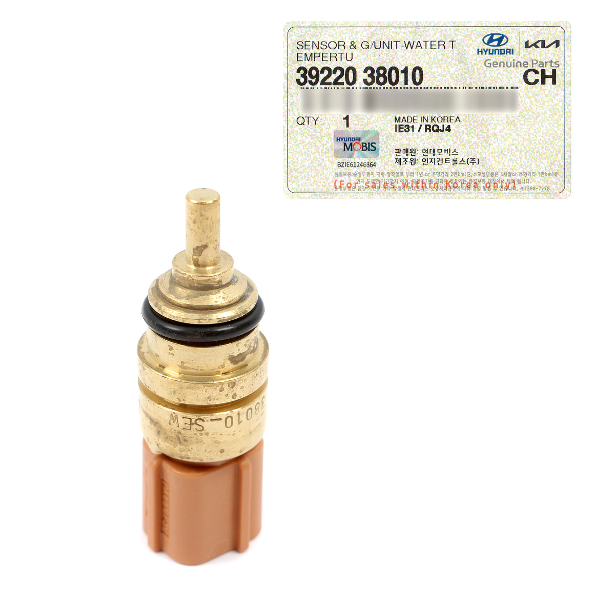 OEM Coolant Temperature Sensor for 2008-2023 Hyundai Kia Check Compatibility