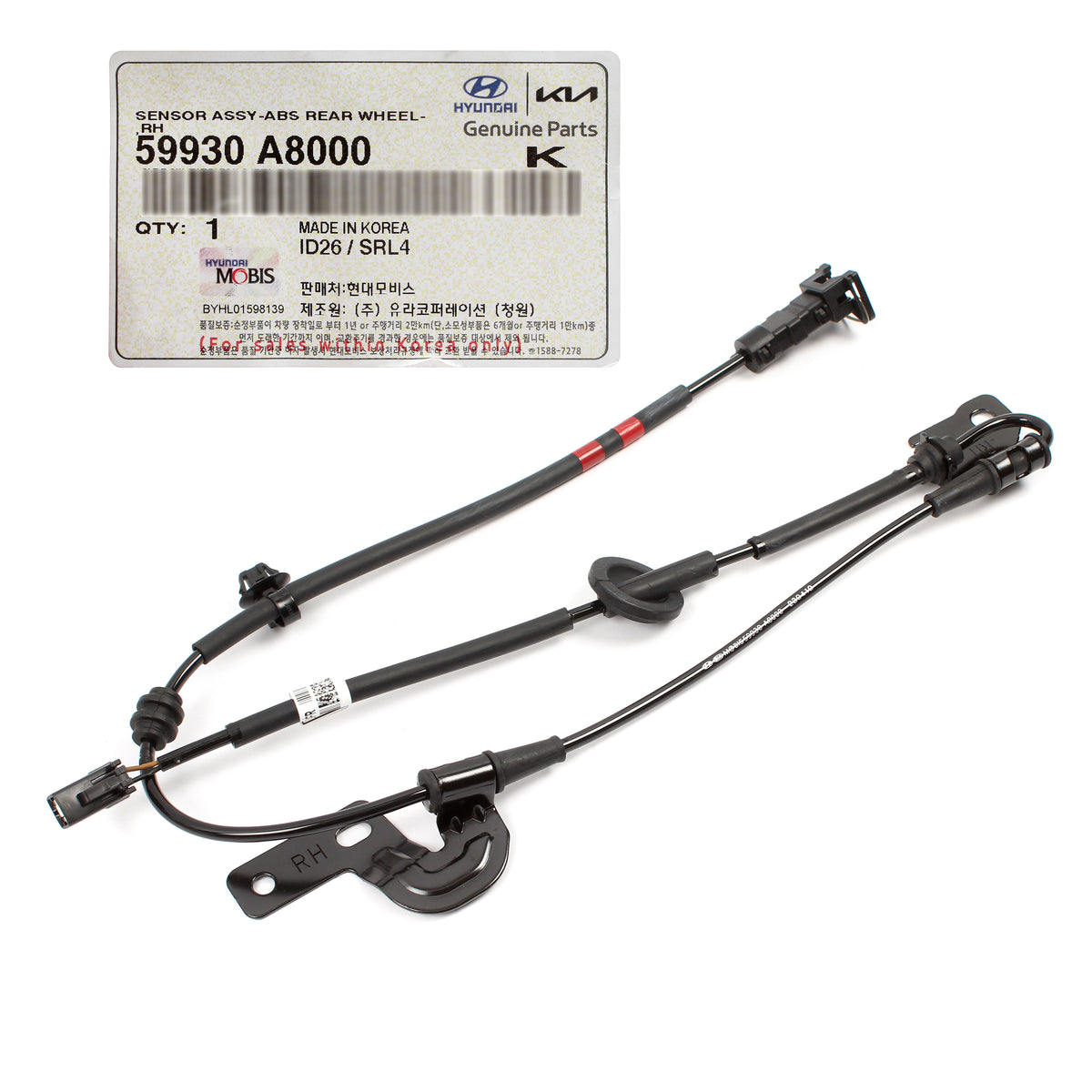 GENUINE ABS Wheel Speed Sensor REAR RIGHT for 2017-2020 Kia Optima 59930A8000