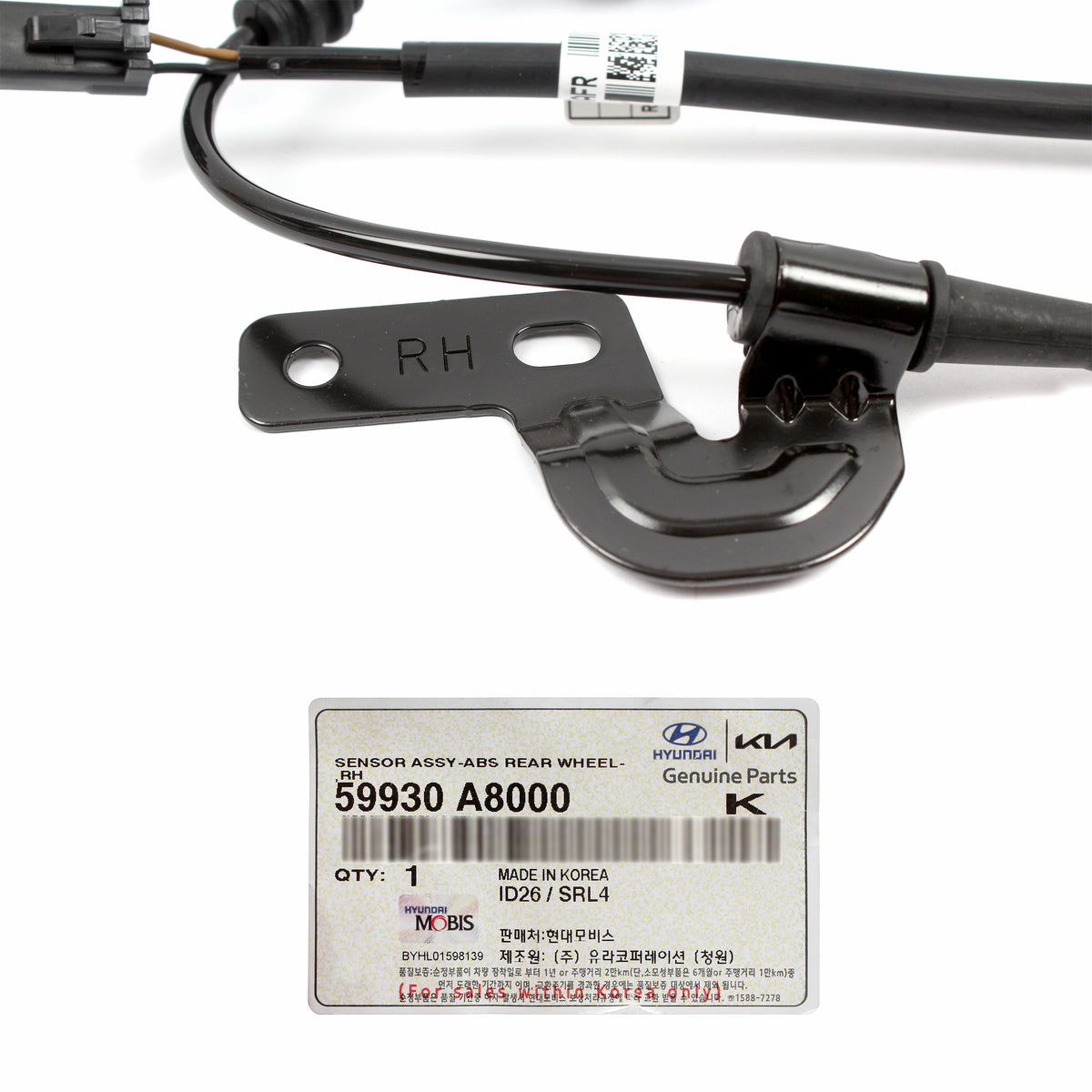 GENUINE ABS Wheel Speed Sensor REAR RIGHT for 2017-2020 Kia Optima 59930A8000
