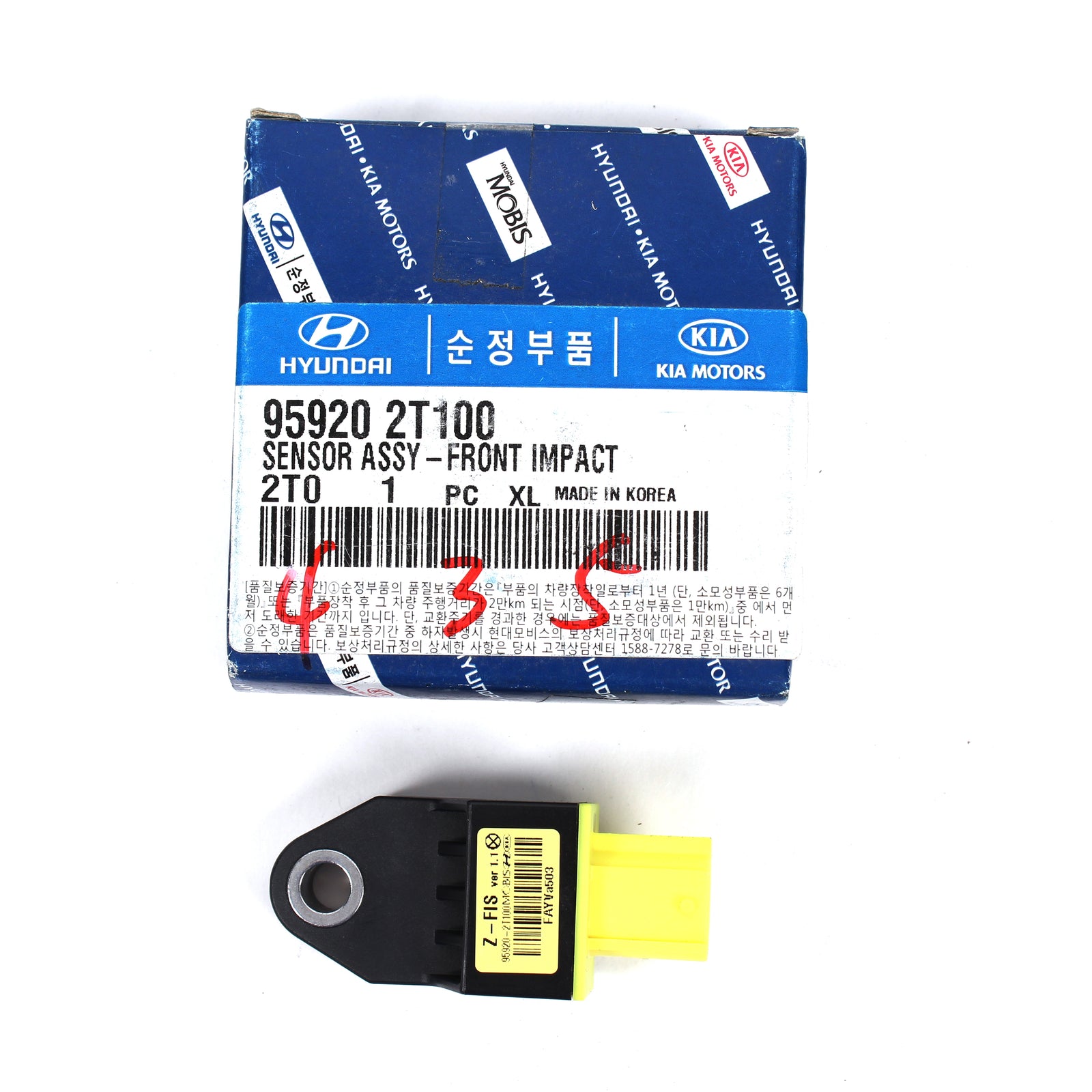 GENUINE Front Impact Airbag Sensor for 2014-2018 Kia Soul OEM 959202T100