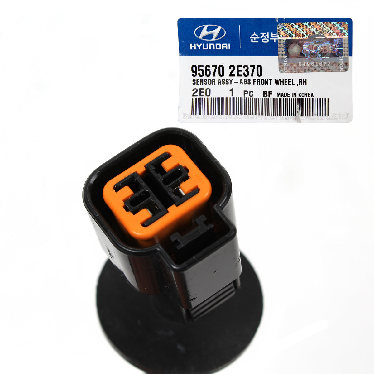 GENUINE ABS WHEEL SPEED SENSOR FRONT RIGHT for 04-09 HYUNDAI TUCSON 956702E370