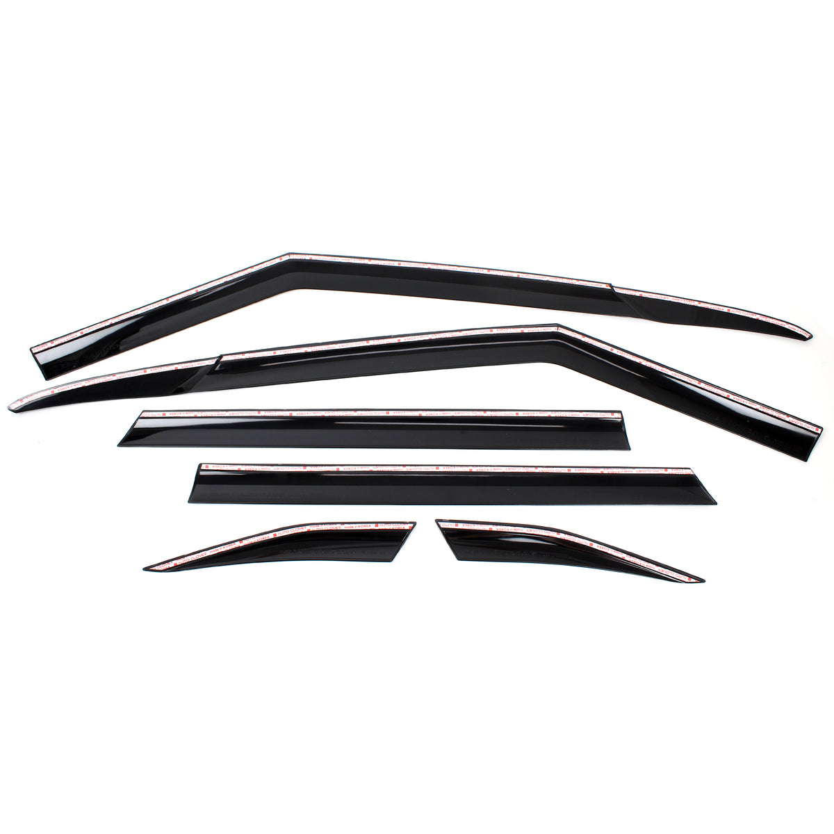 Smoked Window Sun Vent Visor Rain Guards 6pcs for 2020-2023 Kia Seltos