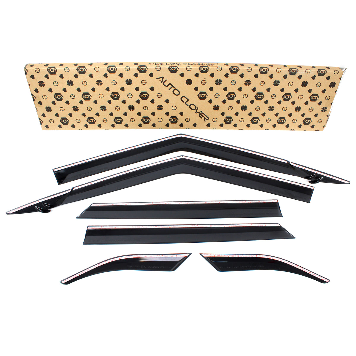 Smoked Window Sun Vent Visor Rain Guards 6pcs for 2020-2023 Hyundai Venue