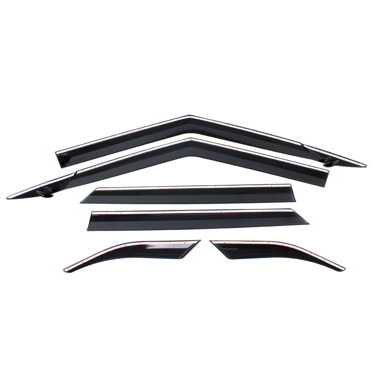 Smoked Window Sun Vent Visor Rain Guards 6pcs for 2020-2023 Hyundai Venue