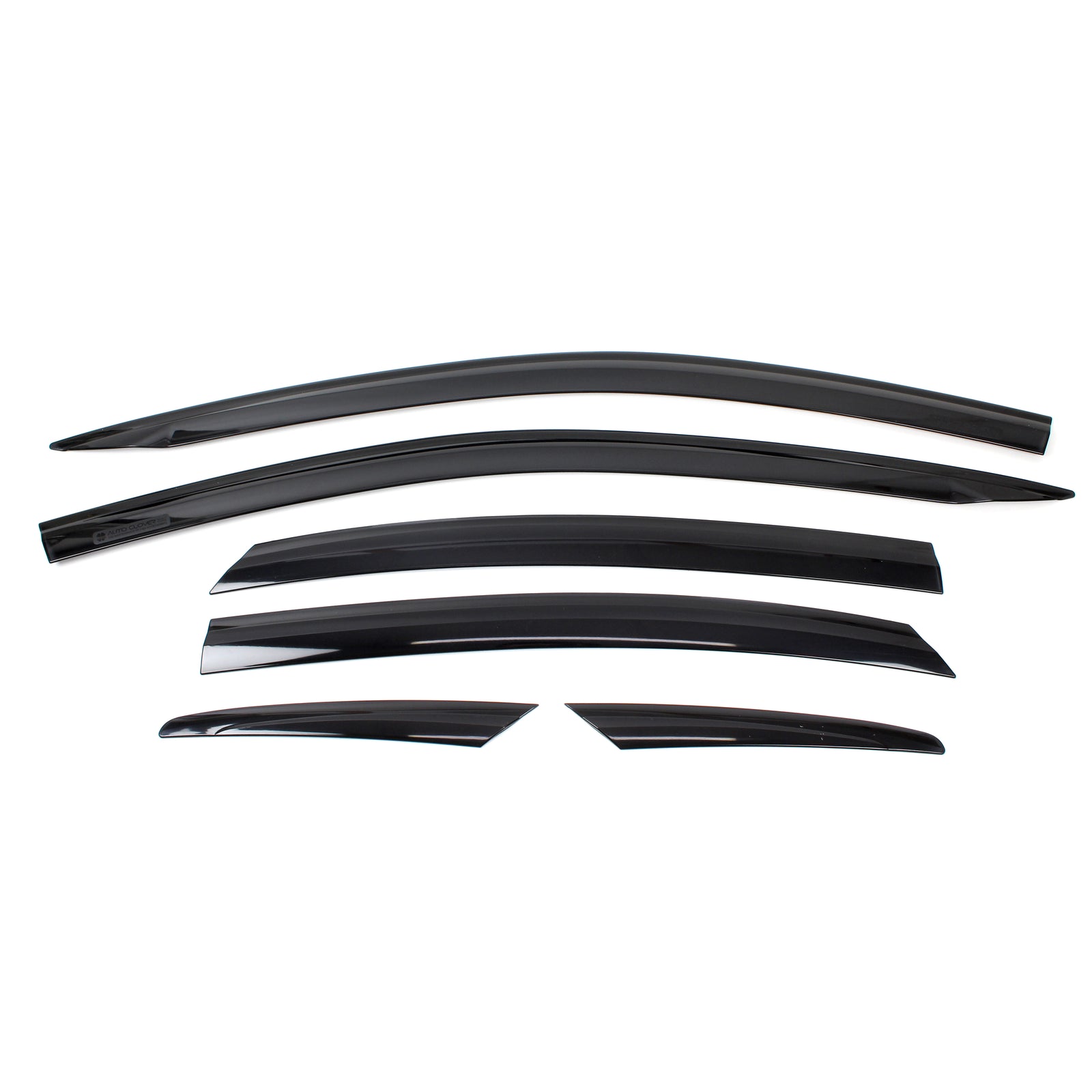 Smoked Window Sun Vent Visor Rain Guards 6pcs for 2019-2023 Kia Forte Sedan